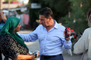 BAŞKAN ARAS, MAHALLE ZİYARETLERİNE DEVAM EDİYOR