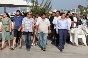 BAŞKAN ARAS, MAHALLE ZİYARETLERİNE DEVAM EDİYOR