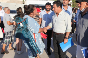 SAHA ZİYARETLERİ VE HALK BULUŞMALARI DEVAM EDİYOR