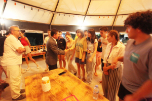 BAŞKAN ARAS, ÖĞRENCİLERLE BİR ARAYA GELDİ