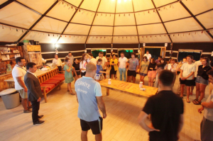 BAŞKAN ARAS, ÖĞRENCİLERLE BİR ARAYA GELDİ