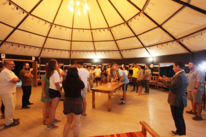 BAŞKAN ARAS, ÖĞRENCİLERLE BİR ARAYA GELDİ