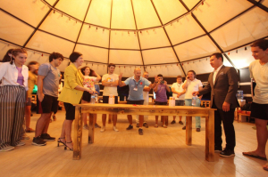 BAŞKAN ARAS, ÖĞRENCİLERLE BİR ARAYA GELDİ