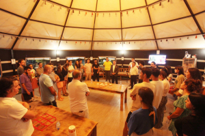 BAŞKAN ARAS, ÖĞRENCİLERLE BİR ARAYA GELDİ