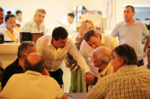 BAŞKAN ARAS, MUHTARLARLA BULUŞTU