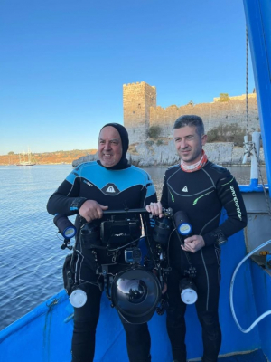 BODRUM’UN SUALTI ZENGİNLİKLERİ BELGESEL OLUYOR