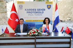 BODRUM, AB ÜYESİ HIRVATİSTAN’IN MALİ LOŠİNJ KENTİ İLE KARDEŞ ŞEHİR OLDU