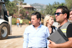 BAŞKAN ARAS, İNCELEMELERDE BULUNDU