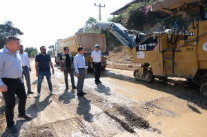 BAŞKAN ARAS, İNCELEMELERDE BULUNDU