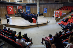 ADAYLIK SÜREÇLERİ TAMAMLANAN ZABITALAR YEMİN ETTİ