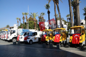 BODRUM BELEDİYESİ, HİZMET ARAÇ FİLOSUNU GÜÇLENDİRDİ