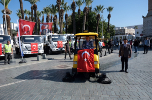 BODRUM BELEDİYESİ, HİZMET ARAÇ FİLOSUNU GÜÇLENDİRDİ