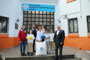 BELEDİYEDEN OKULLARA BİR DESTEK DAHA