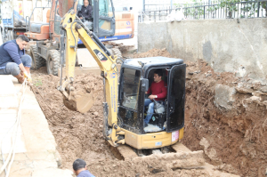 MENFEZ ÇALIŞMASI HIZLA SÜRÜYOR
