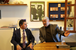 BAŞKAN ARAS'TAN ODA VE STK'LARA ZİYARET