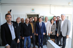 BAŞKAN ARAS'TAN ODA VE STK'LARA ZİYARET