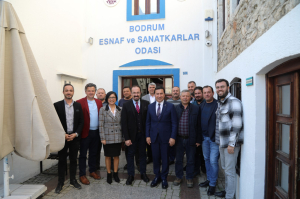 BAŞKAN ARAS'TAN ODA VE STK'LARA ZİYARET