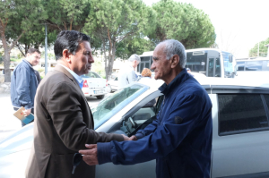 BAŞKAN ARAS, SAHA ZİYARETLERİNE DEVAM EDİYOR