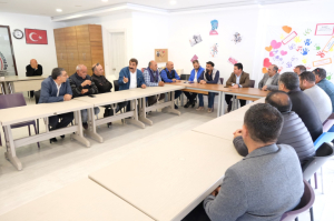 BAŞKAN ARAS, SAHA ZİYARETLERİNE DEVAM EDİYOR