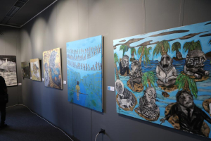 “DÖRT SANATÇI DÖRT İZLENİM” SERGİSİ AÇILDI