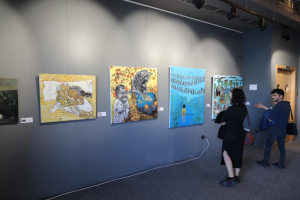 “DÖRT SANATÇI DÖRT İZLENİM” SERGİSİ AÇILDI