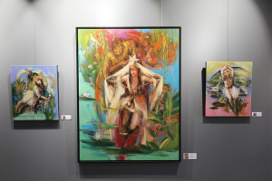 “DÖRT SANATÇI DÖRT İZLENİM” SERGİSİ AÇILDI