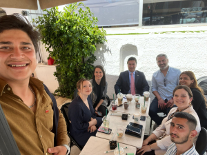 BAŞKAN ARAS’TAN GENÇLERLE BAYRAM ZİYARETİ