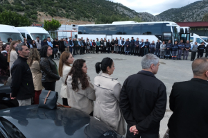 BAŞKAN ARAS, PERSONELİYLE BAYRAMLAŞTI