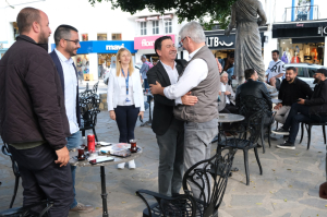 BAŞKAN ARAS, PERSONELİYLE BAYRAMLAŞTI