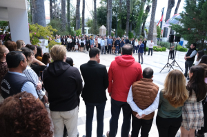 BAŞKAN ARAS, PERSONELİYLE BAYRAMLAŞTI