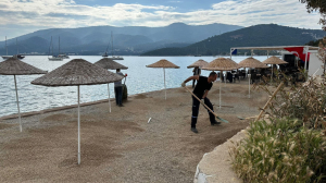 BELEDİYE HALK PLAJLARINDA SON HAZIRLIKLAR