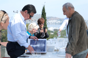 BAŞKAN ARAS, ART MELEK EKİBİ VE SANATÇILARLA BULUŞTU