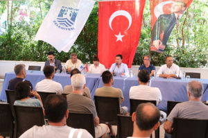 BAŞKAN ARAS, BİTEZ ESNAFIYLA BİR ARAYA GELDİ