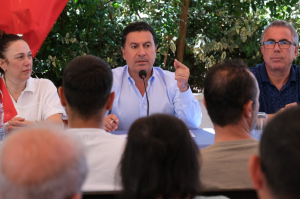 BAŞKAN ARAS, BİTEZ ESNAFIYLA BİR ARAYA GELDİ