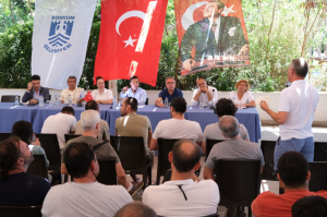 BAŞKAN ARAS, BİTEZ ESNAFIYLA BİR ARAYA GELDİ