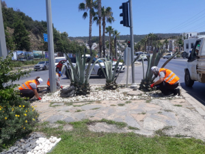 BELEDİYE EKİPLERİNİN BAYRAM MESAİSİ