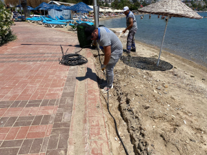 BELEDİYE EKİPLERİNİN BAYRAM MESAİSİ