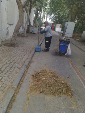 BELEDİYE EKİPLERİNİN BAYRAM MESAİSİ