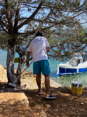 BELEDİYEDEN, ADA VE KOYLARDA TEMİZLİK