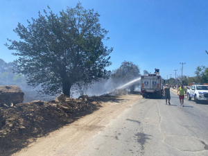 BODRUM BELEDİYESİ EKİPLERİ YANGINLARA MÜDAHALEDE DESTEK OLDU