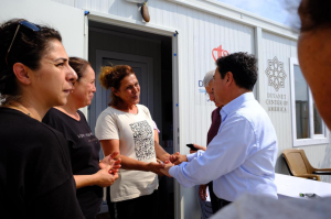 BAŞKAN ARAS’TAN DOSTLUK KENTİNE ZİYARET