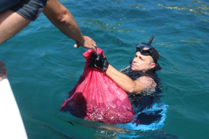 BODRUM BELEDİYESİ’NDEN DENİZ DİBİ TEMİZLİĞİ