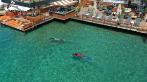 BODRUM BELEDİYESİ’NDEN DENİZ DİBİ TEMİZLİĞİ