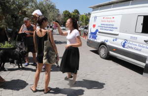 GEZİCİ VETERİNER EKİBİ BİTEZ'DEYDİ