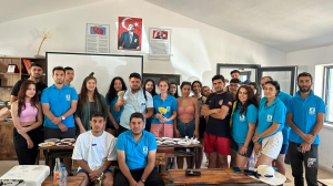 TARIM KAMPI ÖĞRENCİLERİNDEN BAŞKAN ARAS’A ZİYARET