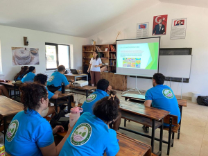 TARIM KAMPI ÖĞRENCİLERİNDEN BAŞKAN ARAS’A ZİYARET