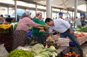 BAŞKAN ARAS’TAN TURGUTREİS VE KARAOVA ZİYARETİ