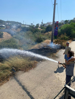 YANGINI FARK EDİP SÖNDÜRDÜLER