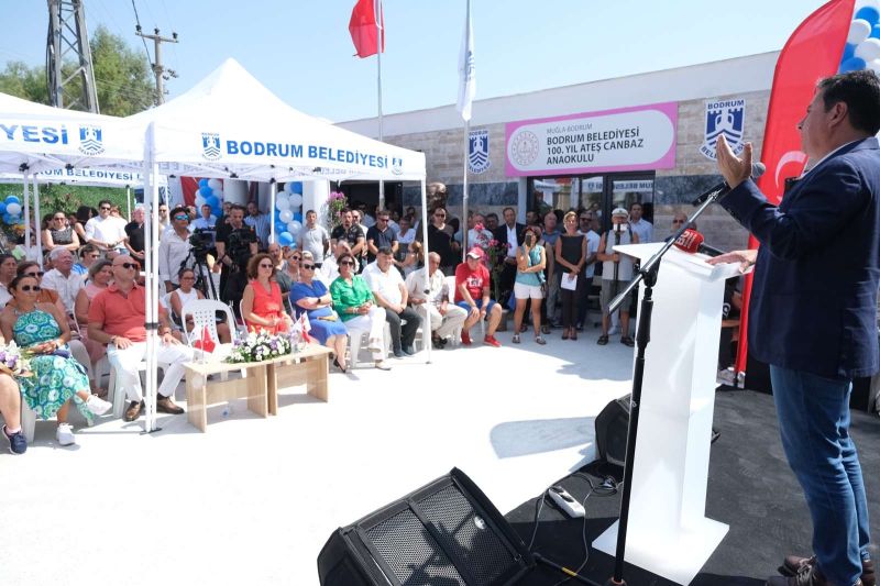 100. YIL ATEŞ CANBAZ KREŞ VE GÜNDÜZ BAKIMEVİ AÇILDI