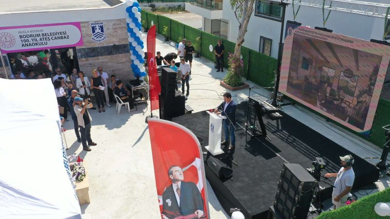 100. YIL ATEŞ CANBAZ KREŞ VE GÜNDÜZ BAKIMEVİ AÇILDI